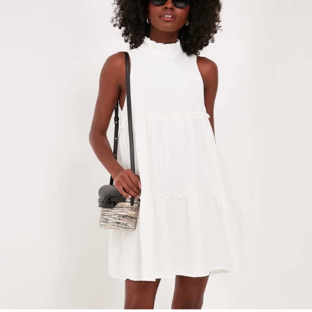 NWT Tuckernuck Pomander Place White Lightweight Gauze Morgan Dress